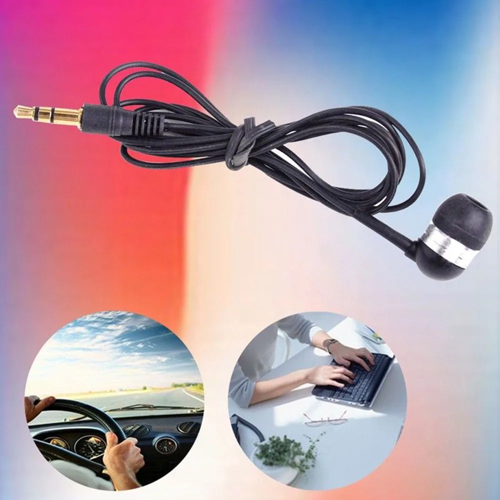 Односторонние моно наушники 3 5 мм вкладыши гарнитура для телефона Mp3 рации