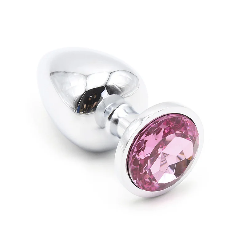 Анальная пробка из нержавеющей стали эротический анальный массажер каплевидной