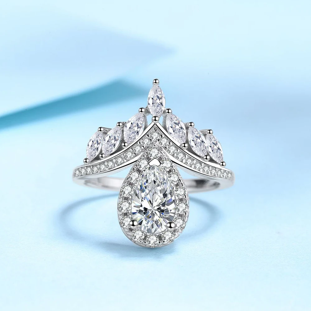 

VVS1 925 sterling silver ring 925 ring certified moissanite ring silver ring for women mossanite diamond ring engagement ring