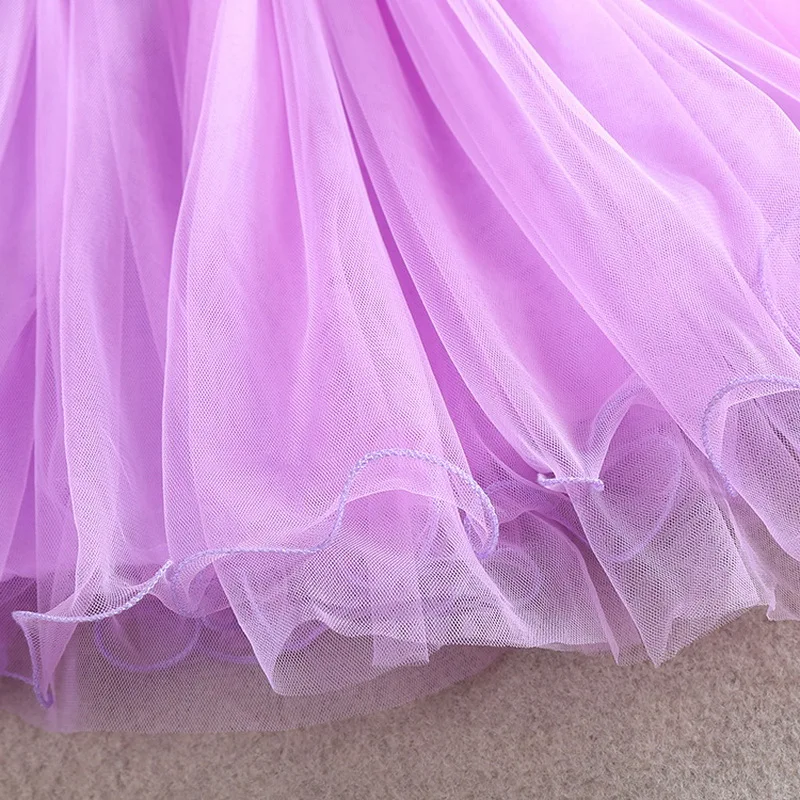 Кружевное Повседневное платье для девочек Летнее Детское принцессы элегантное