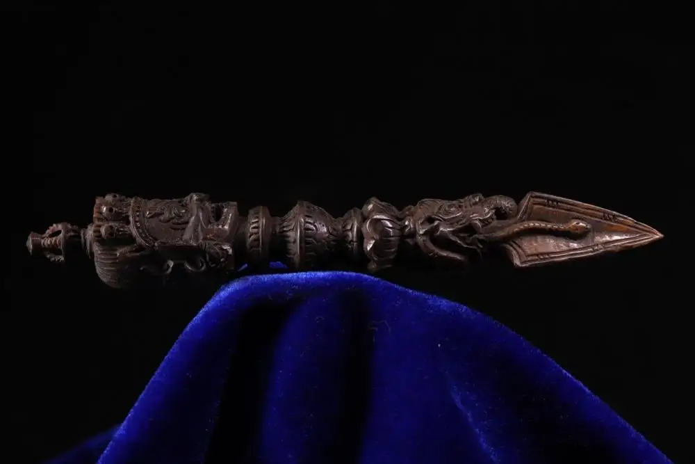

wedding decoration yak bone handmade carving implement Vajra Phurpa Dagger