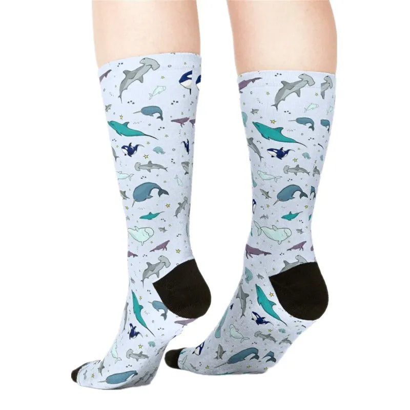 

2021 Women's socks kawaii cards suit symbols Printed Socks Woman harajuku Happy Funny Novelty cute girl gift Socks for women