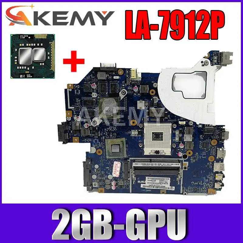 

For Acer aspire V3-571 V3-571G E1-571G Laptop Motherboard HM77 DDR3 NBRZP11001 Q5WVH LA-7912P GT640M 2GB