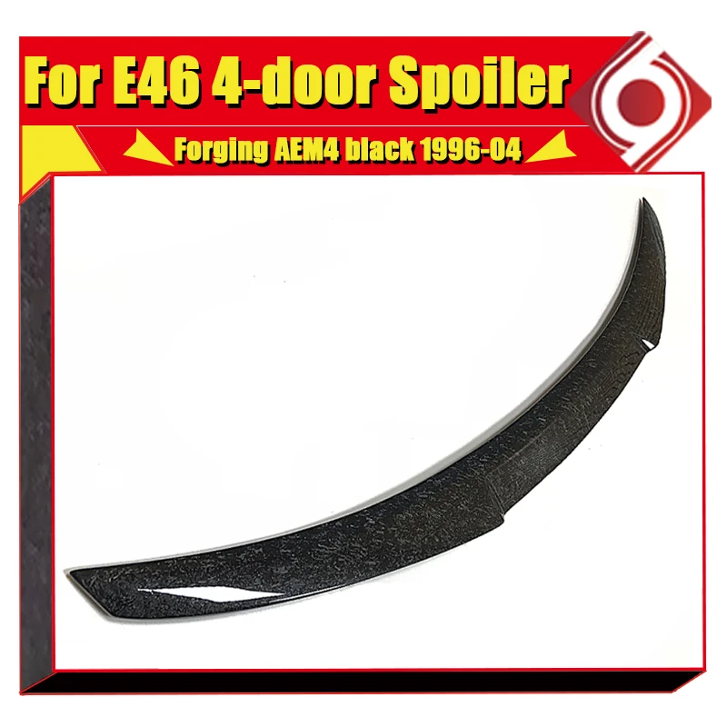 For BMW E46 Coupe Forging Carbon fiber Trunk spoiler wing M4 style 3 Series 4-door 318i 320i 323i 325i 328i wings 96-04 | Автомобили и