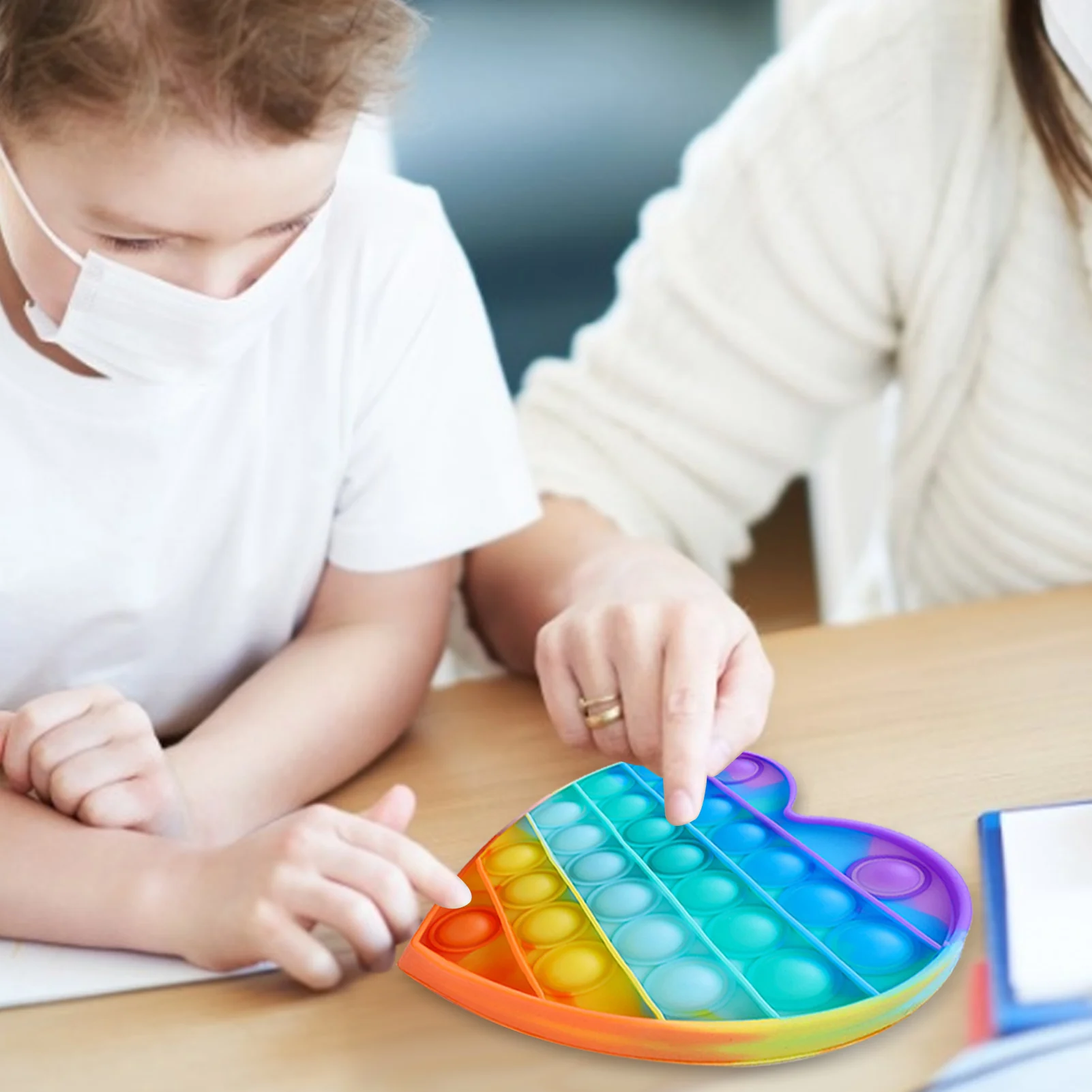 

Push Pop Bubble Sensory Toy Autism Needs Squishy Stress Reliever Toys Adult Child Funny Anti-stress Pop Fidget Reliver Stress