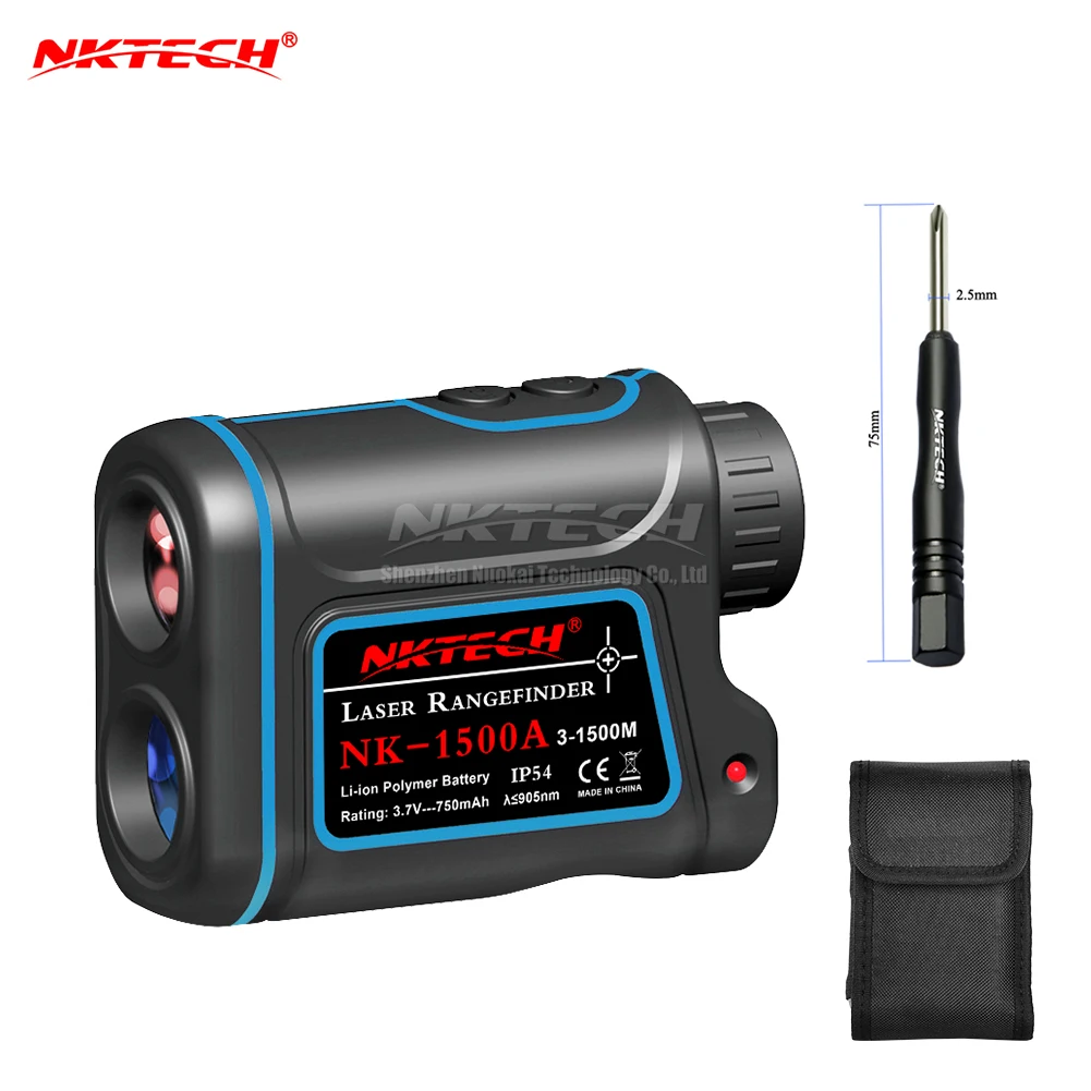 NKTECH лазерный дальномер, дальномер для охоты, гольфа, 600 м, 1000 м, 1200 м, 1500 м, 4в1, телескоп, дальномер с углом скорости, дальномер - Цвет: NK-1500A 4921ft