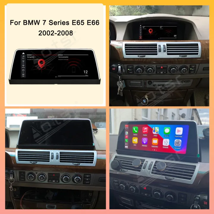 

256G Android 11 Tape Radio Recorder Car For BMW 7 Series E65 E66 2005 - 2009 GPS Navi Player Stereo Auto Audio Head Unit Carplay