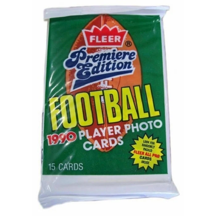 Fleer 1990 NFL Football Premiere edition. Коллекционные карточки американский футбол 15шт | Игрушки
