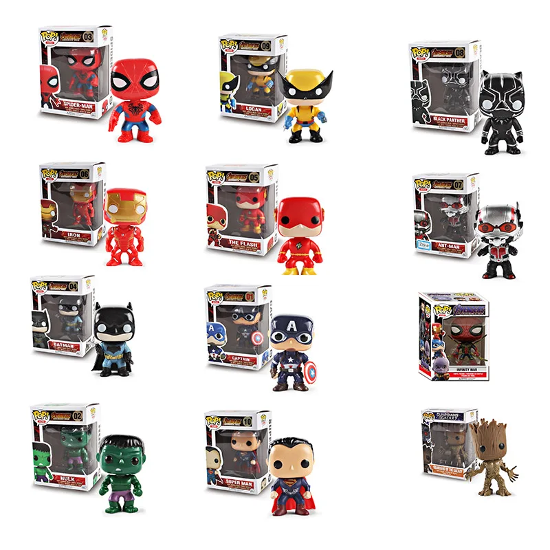 FUNKO POP экшн фигурка игрушки Мстители 4 Marvel Бесконечная война Американский капитан
