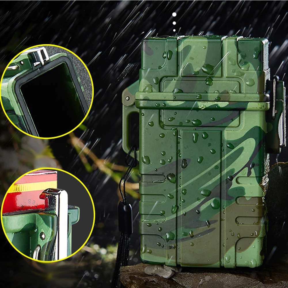 10 шт./лот оптовая продажа USB зажигалка с держателем чехол для сигарет 20 шт. тонкие