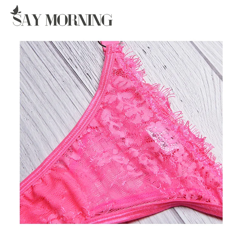 

SAY MORNING Hot Selling Women Intimates Sexy Push-up Bra & Brief Sets Women's underwear Set Sexy Lingerie Set