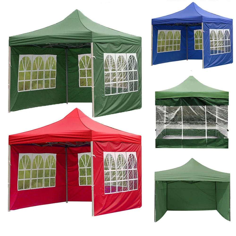 Hot Portable Outdoor Tent Surface Replacement Rainproof Canopy Waterproof Gazebo Canopy Top Cover Garden Shade Shelter Windbar