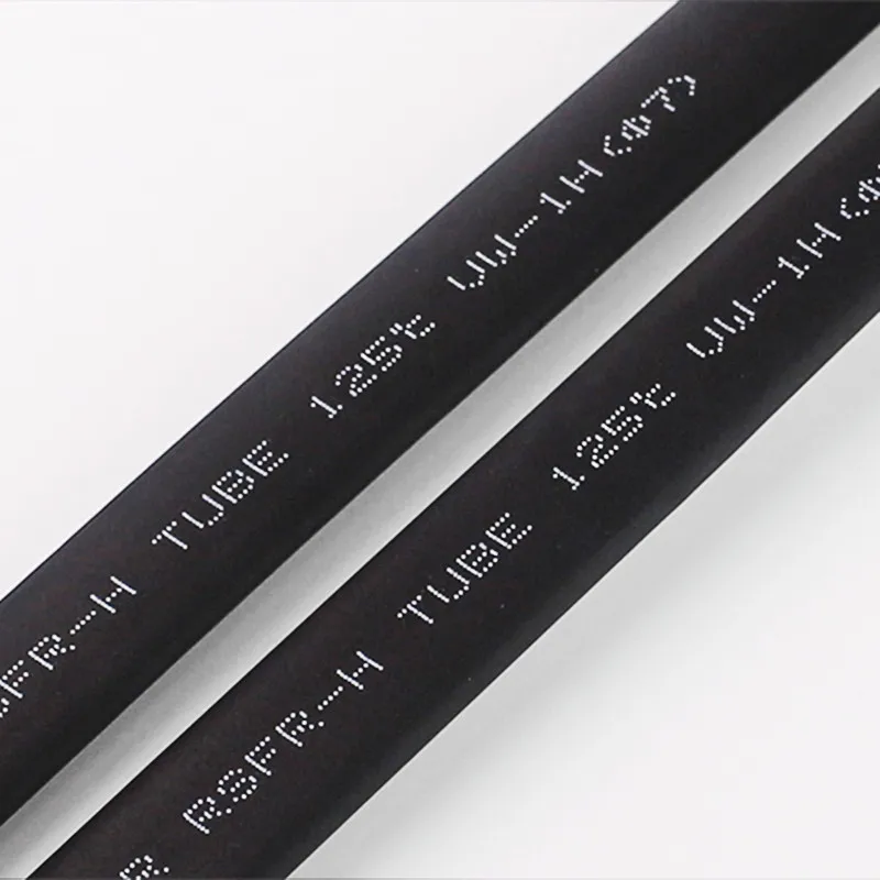 5/10M 2/4/6/8/10mm 2:1 Black Insulated Flame Retardant Heat Shrinkable Tube Sleeving Wrap Wire DIY Connector Repair - купить по