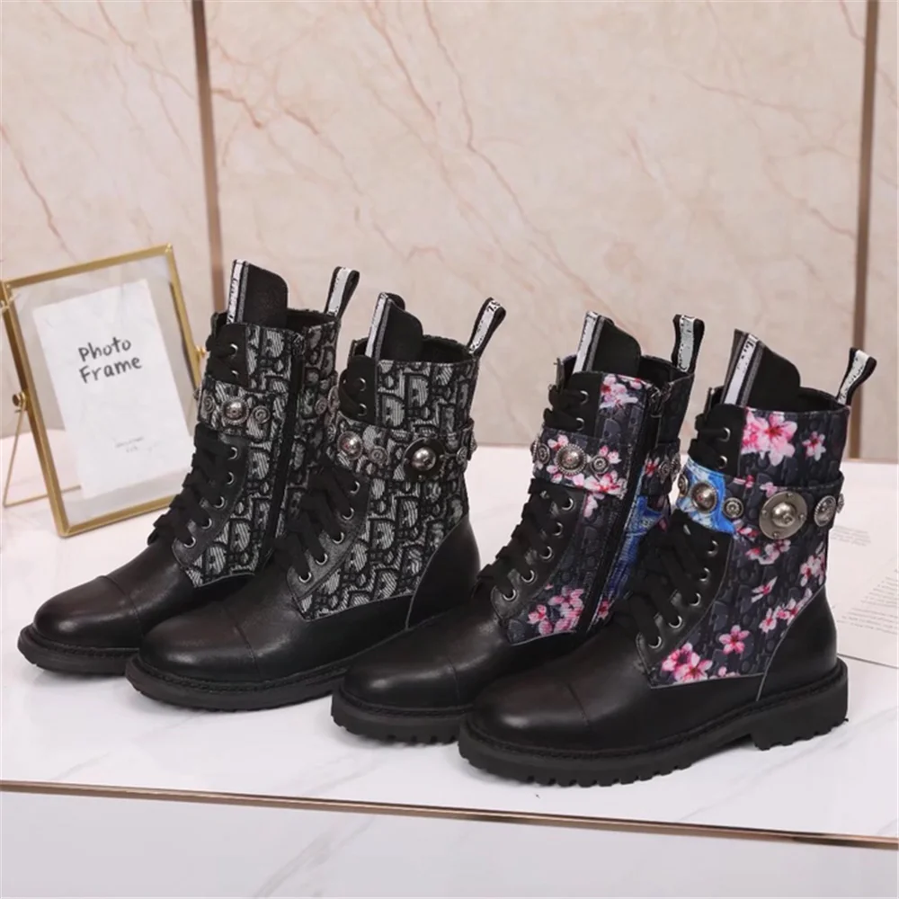 Новинка 2019 года сезон осень зима кожаные ботинки в байкерском стиле Ботинки martin