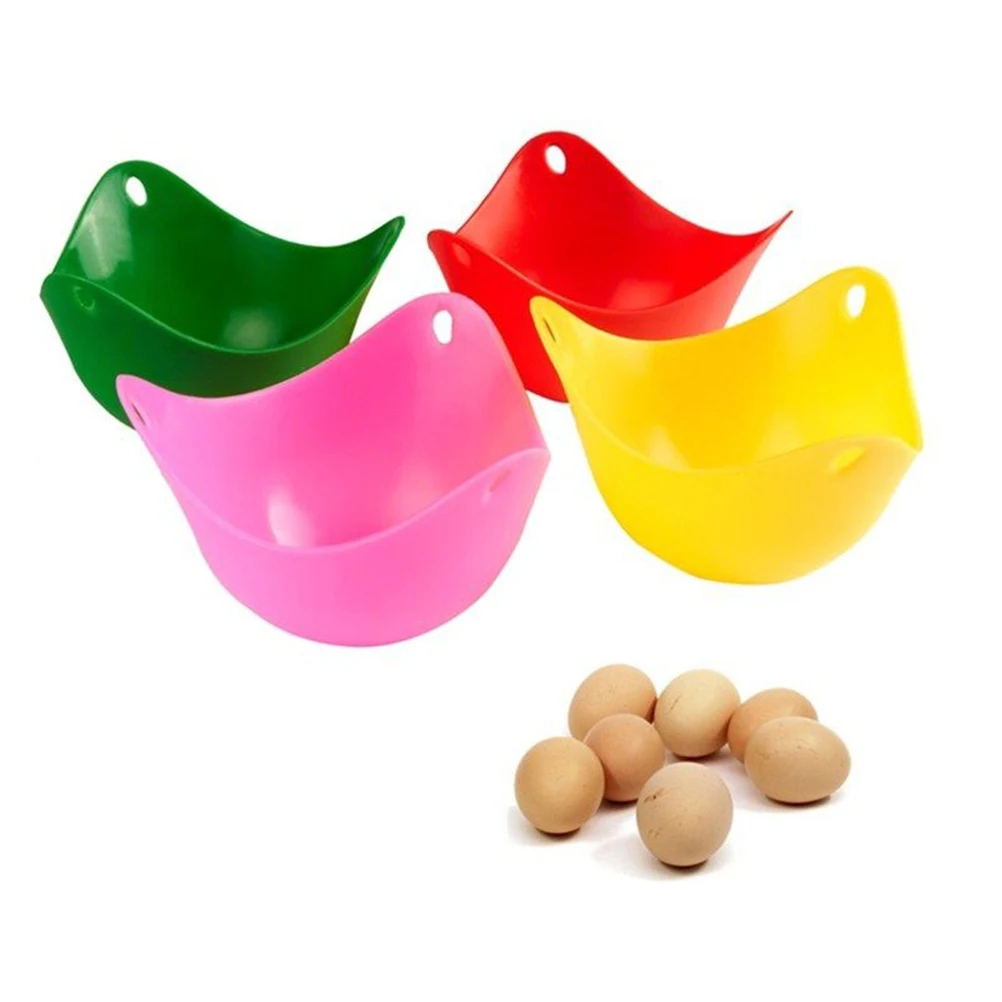 

Silicone Egg Poacher Cook Poach Pods Egg Mold Bowl Shape Egg Rings Silicone Pancake Kitchen cooking tools gadgets