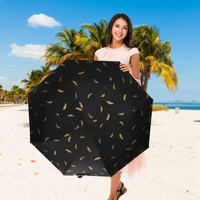 Зонт от солнца компактный складной дорожный зонт автоматическое открывание и