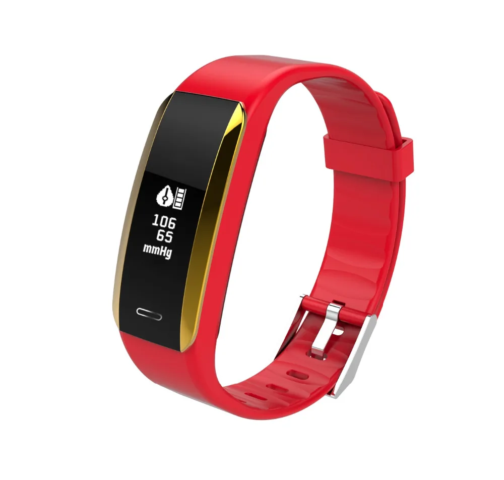 ABAY V07 smart bracelet watch with heart rate monitor blood pressure oxygen fitness tracker iOS Android | Электроника