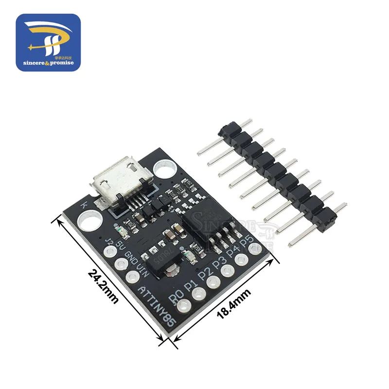 10 шт./лот GY Digispark kickstarter миниатюрная Минимальная макетная плата ATTINY85 модуль для Arduino usb