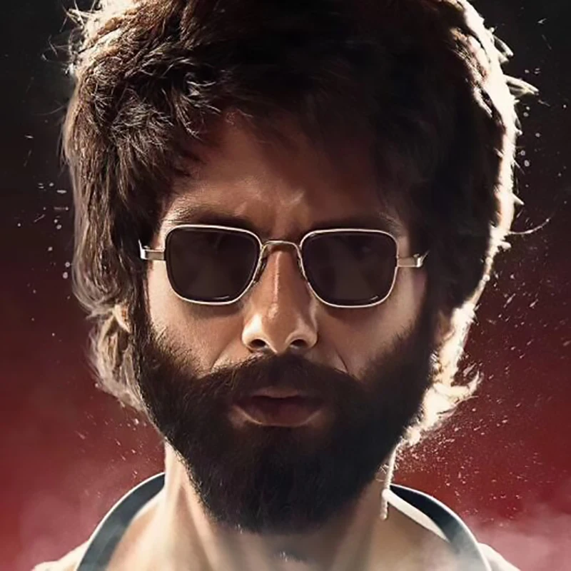 Очки солнцезащитные мужские с защитой от ультрафиолета модные маленькие