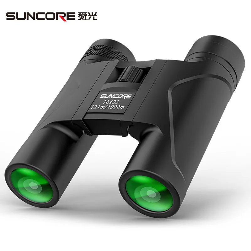 

10x25 Binoculars Optical Glass HD Telescope Bak-4 Prism Multi-layer Coating Portable Telescope for Outdoor Hiking Camping