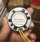 1 шт. TYD49 вращающийся по часовой стрелкепротив часовой стрелки поворотный Постоянный магнит синхронный двигатель 49TYD 220 В 2,5 обмин  33 обмин напольные вентиляторы поворотная головка