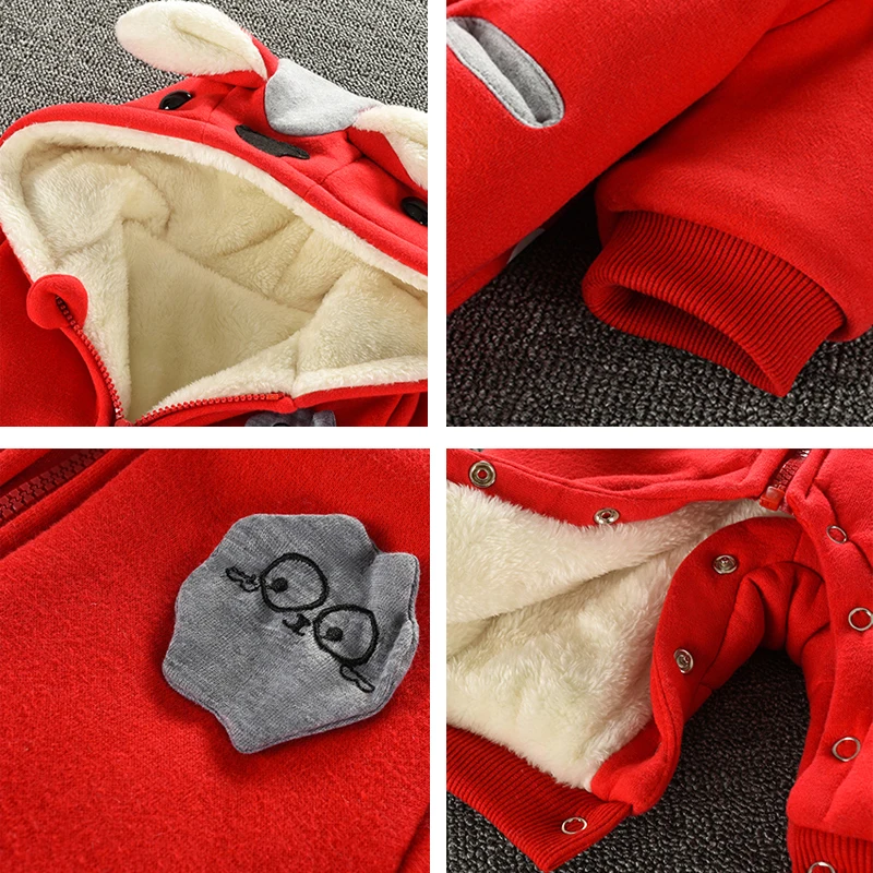 IYEAL комбинезон для новорожденных мальчиков зимняя одежда маленьких девочек