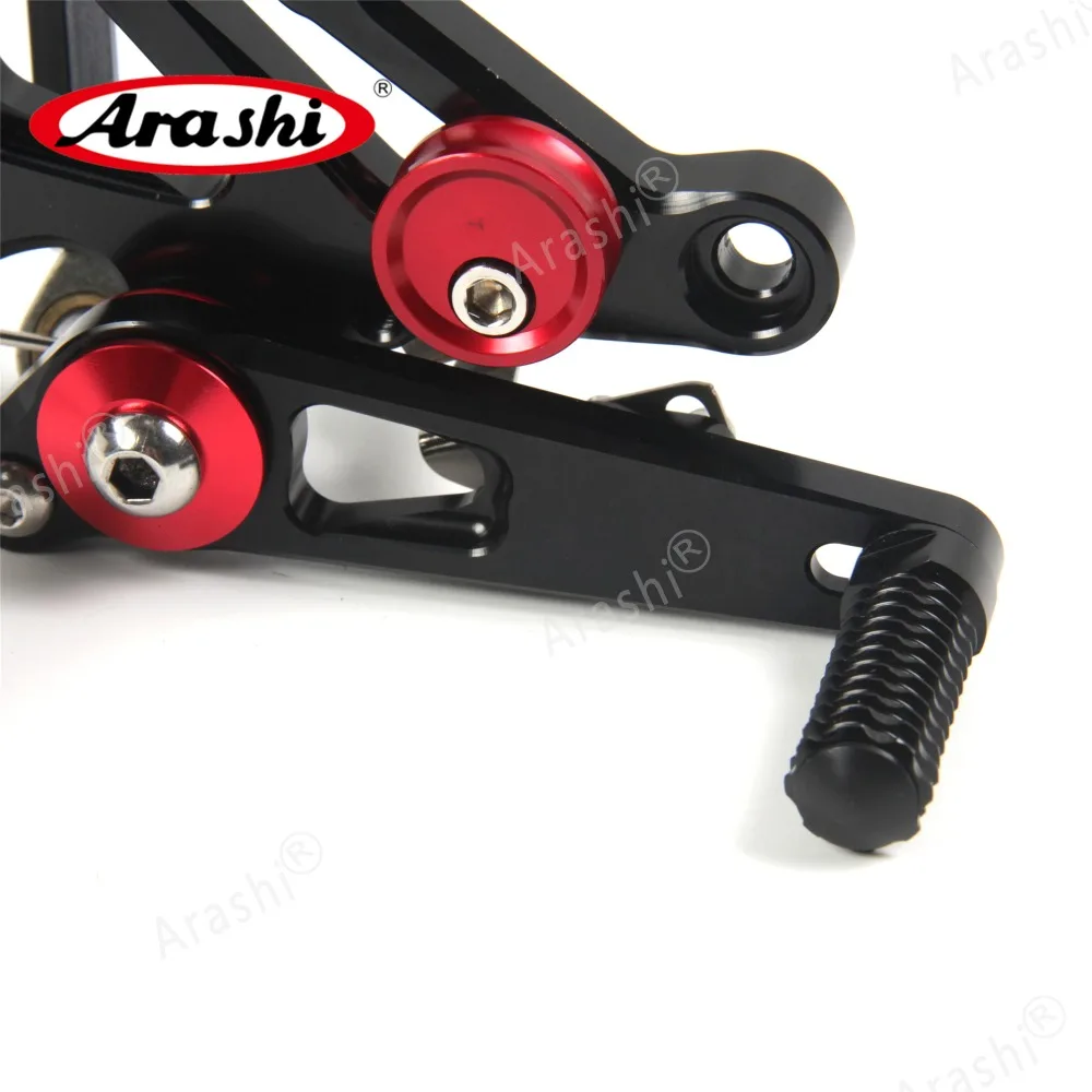 Arashi CNC Регулируемые подножки для APRILIA RSV4 завод APRC ABS 2013- подножки подножка мотоциклиста RSV 4 алюминий