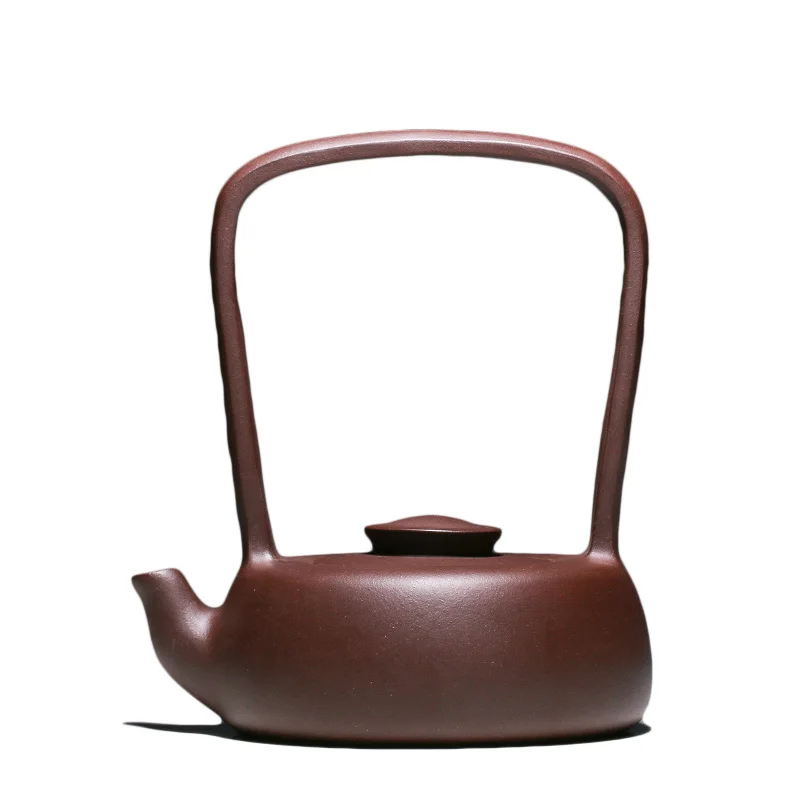 

Yixing recommended undressed ore purple clay pot all hand JingZhou girder are 300 ml