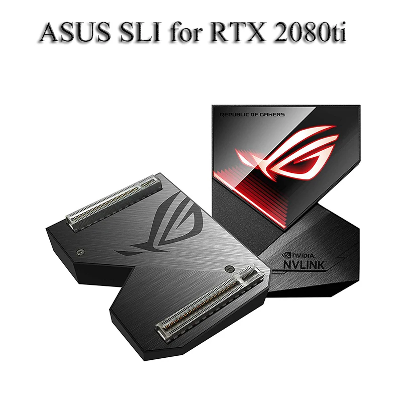 Мостовой разъем для видеокарты ASUS SLI RTX nVidia 2080 2080TI Dual nvlink 6 см|Компьютерные кабели и