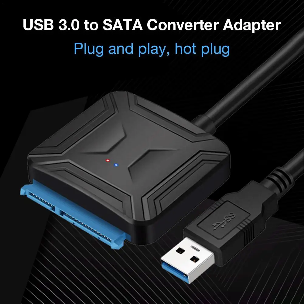 Переходник с USB 3 0 на SATA переходник кабели Поддержка внешнего SSD HDD 2 5 дюйма/3 дюйма