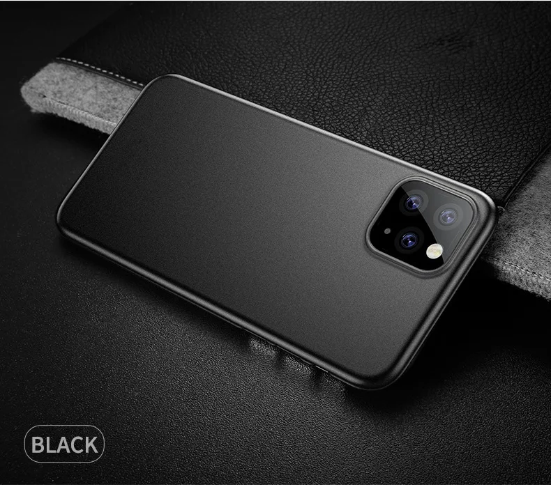 Для Iphone 11 Pro Max ультратонкий жесткий чехол-накладка для Iphone XS Max XR X XS 8 7 6 6S PLUS прозрачный полный чехол матовый чехол