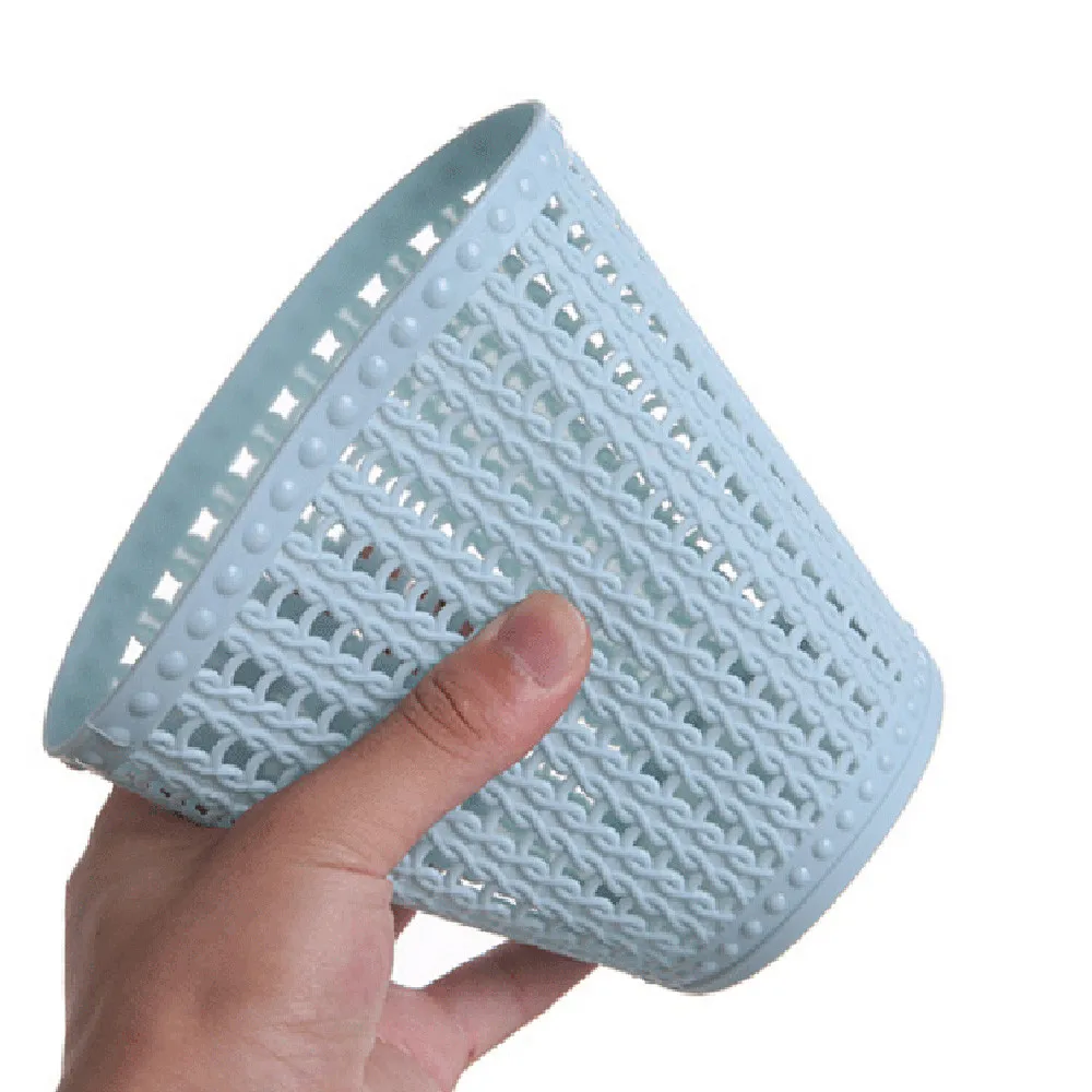 

Desktop Waste Bin Trumpet Desktops Mini Creative Covered Office Kitchen Living Room Trash Can Rolling Cover Type Desktop Dustbin