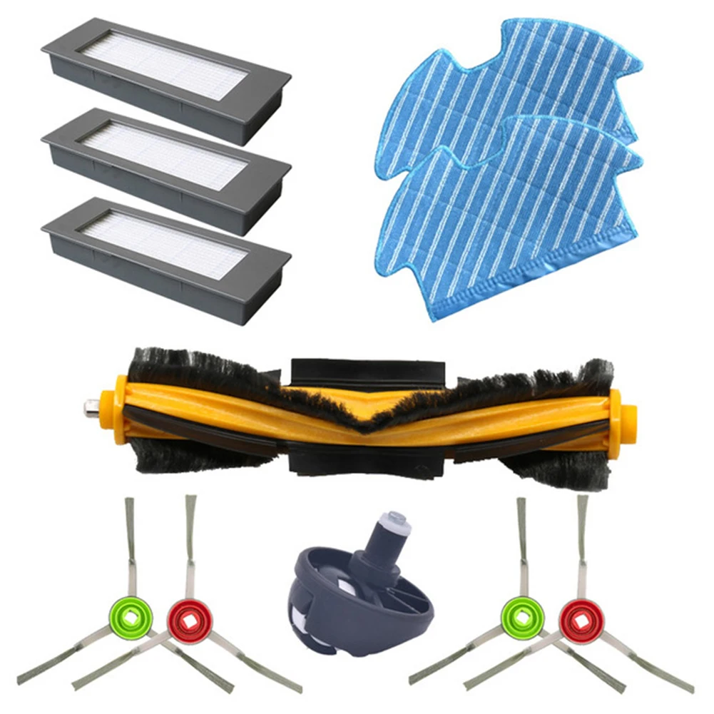 

11Pcs Main Side Brush Filter Kit For Ecovacs Deebot Ozmo 900 DN5G Vacuum Cleaner Parts Mop Cloth Replacement Parts