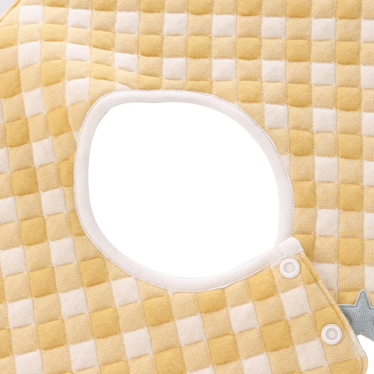 Baby Bib 360° Rotation Thicken Three Layers Pentagram Square Waterproof Feeding Cleaning Protection