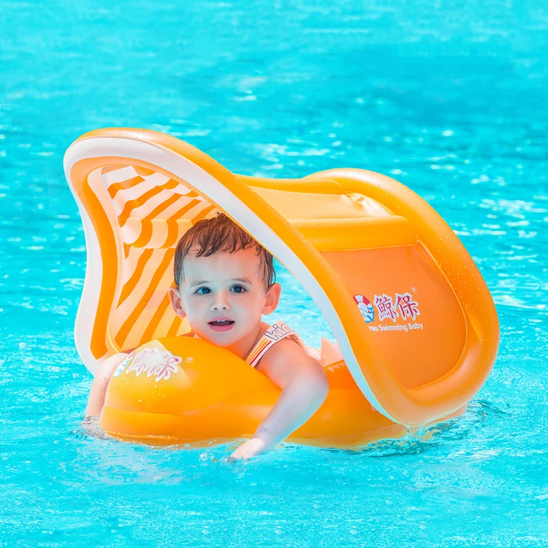 Детское кольцо для плавания надувное подмышек с тентом Пляжное 2020|Плавательные