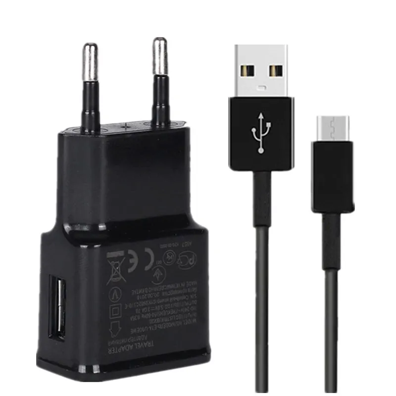 Быстрое зарядное устройство usb type-C адаптер для быстрой зарядки для Galaxy S10e S10 Plus S9 S8 Note 8 9 10 A20E A40 A50 кабель для зарядки - Тип штекера: Plug with Cable