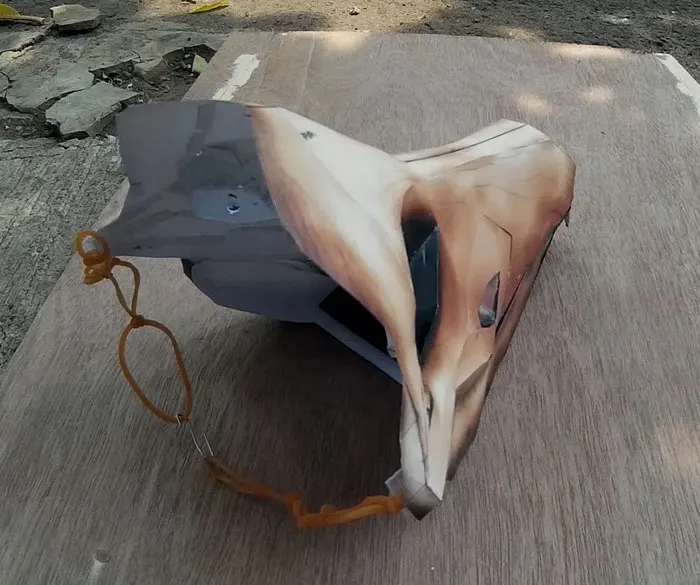3d Бумажная Маска модный волк фисташки огненное ремесло модели костюм животного