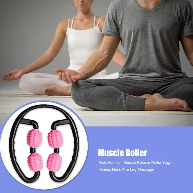 

Hot Sale Relaxer Roller Delicate Design Multifunctional Muscle Relaxer Neck Arm Leg Roller Massager for Yoga Fitness