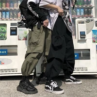 nicemix sweatpants big pockest high waist pants women loose korean fashion unisex harajuku korean capris moda feminina