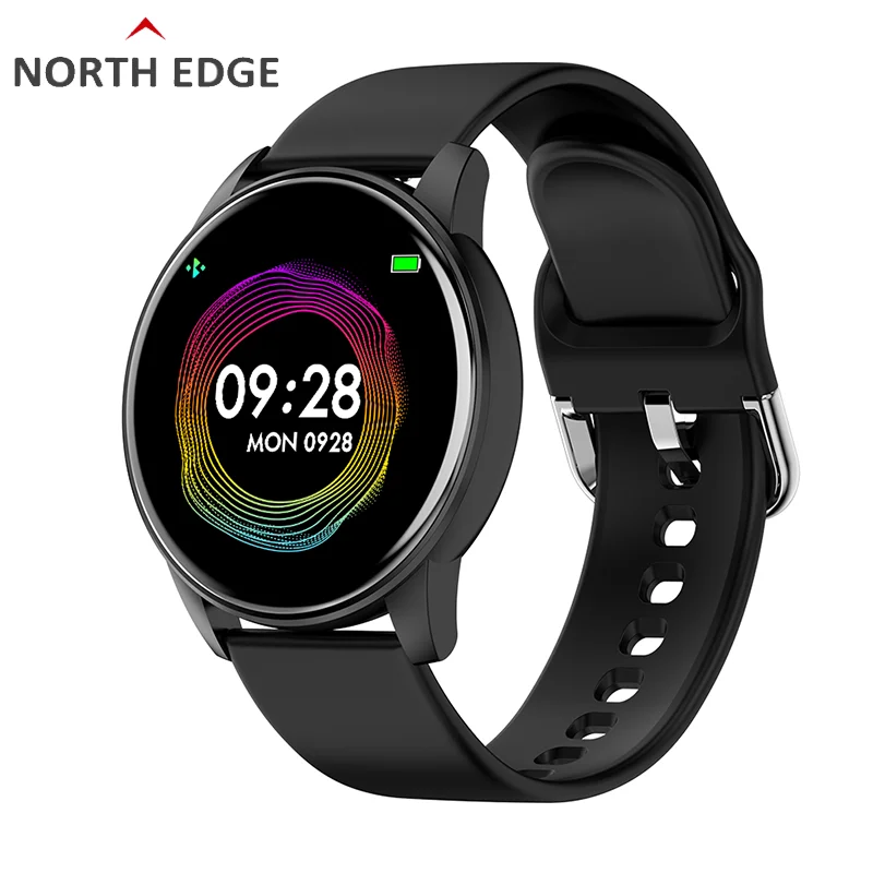 Мужские и женские Смарт часы NORTH EDGE спортивные IP67 с пульсометром кислородом NL01