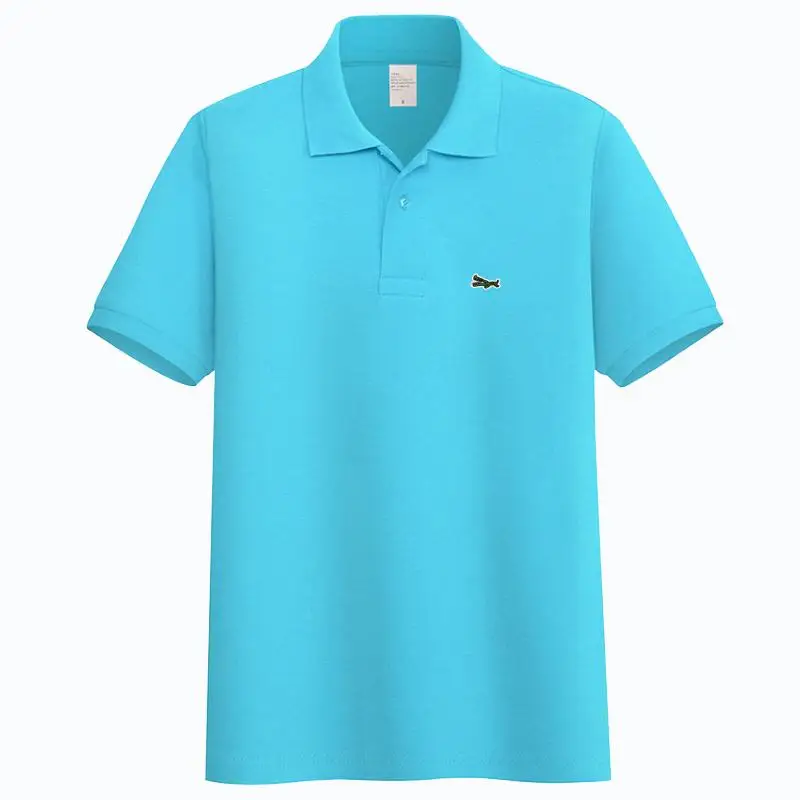 Мужская рубашка поло с коротким рукавом 2020 хлопок|Поло| |