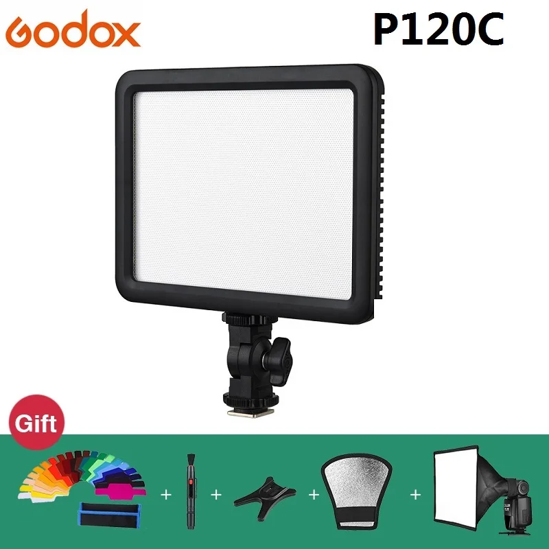GODOX ультра тонкий светодиодный видео светильник P120C Студия Непрерывная