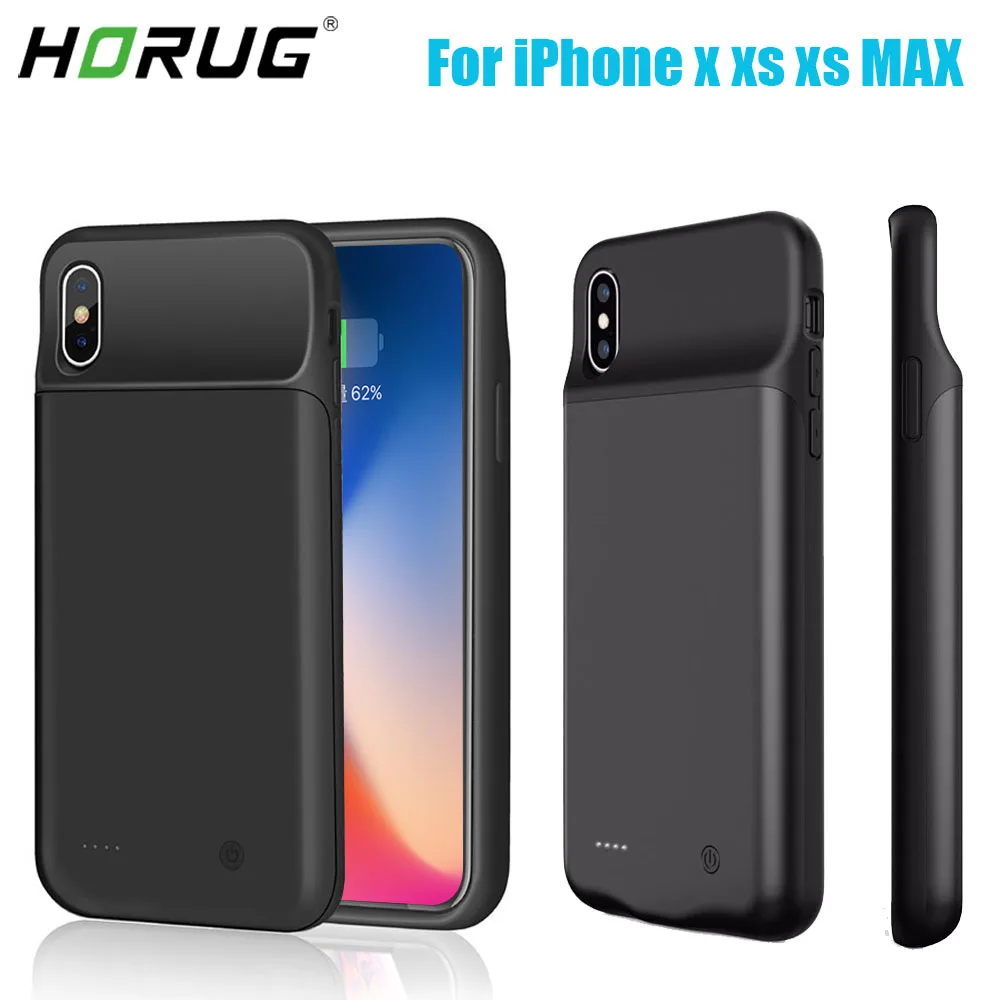 Чехол для зарядного устройства HORUG iPhone x xr xs MAX чехол аккумулятора зарядное