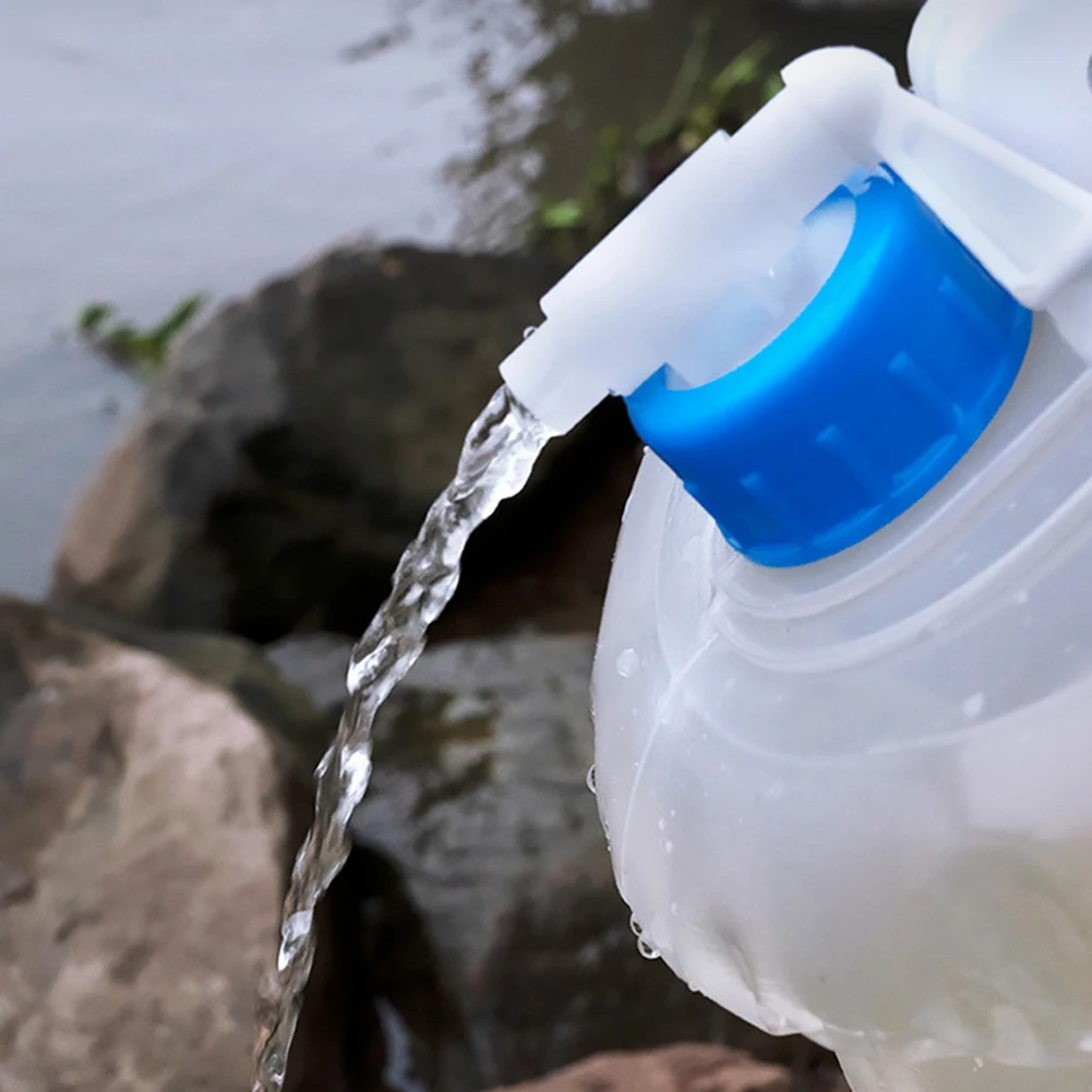 5L Foldable Water Container Leakproof Outdoor Camping Storage bag Travel Hiking Barrel Bag Tank Bucket | Спорт и развлечения