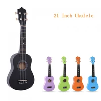 ukulele 21 inch soprano basswood pure color professional ukelele 4 strings pure tone musical instrument guitar accessories
