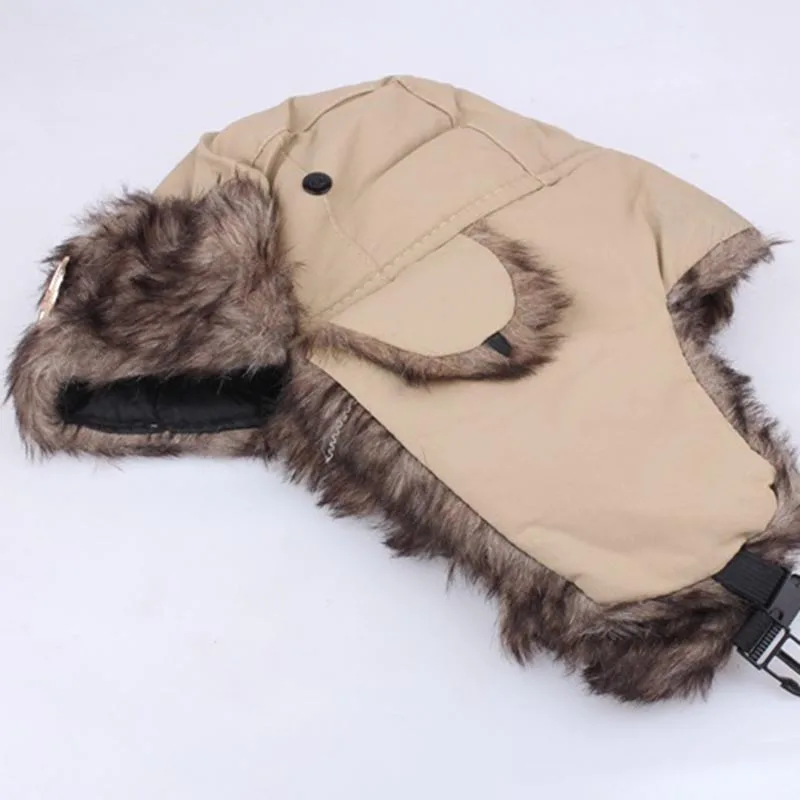 Русская советская армия военный значок шапки авиатора теплые зимние из