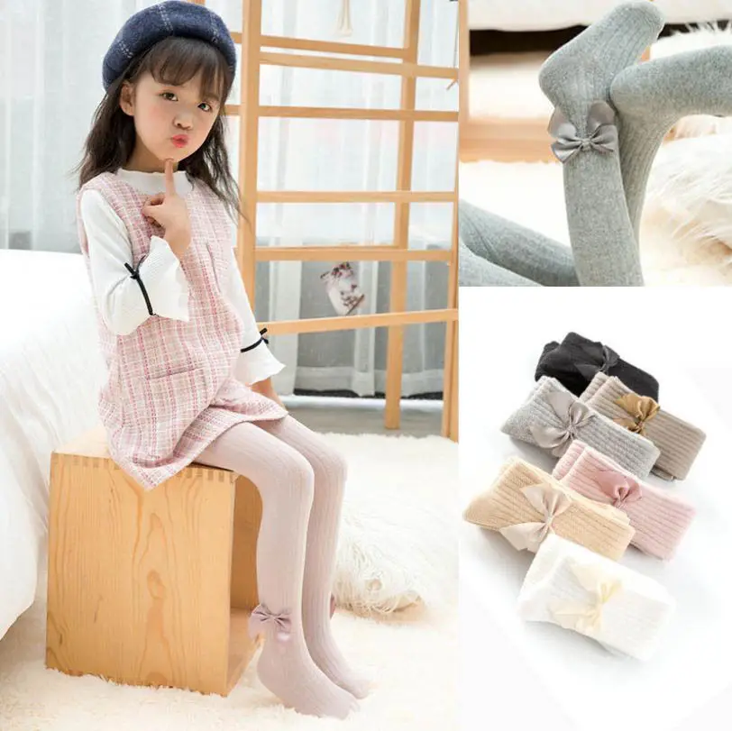 Новые брендовые милые хлопковые колготки принцессы для маленьких девочек зимние