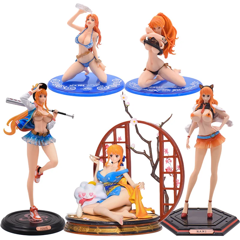 Фигурка из аниме One Piece Nami GK модная фигурка сексуальной девушки игрушки ПВХ пьяное