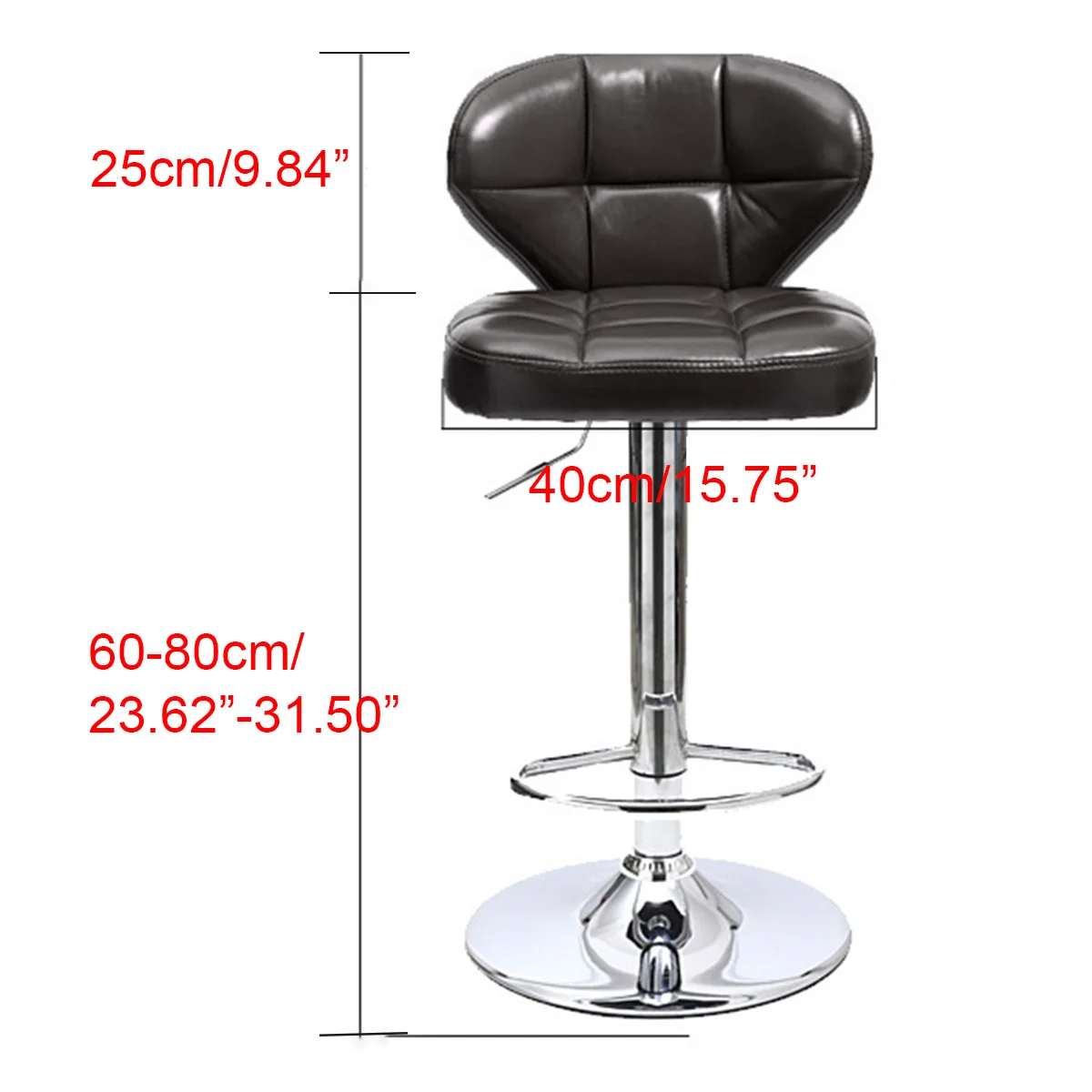

Leisure Leather Bar Chair Swivel Bar Stools Chairs Height Adjustable Pneumatic Chair Home Office Kitchen Chair PU/Linen Big Sale