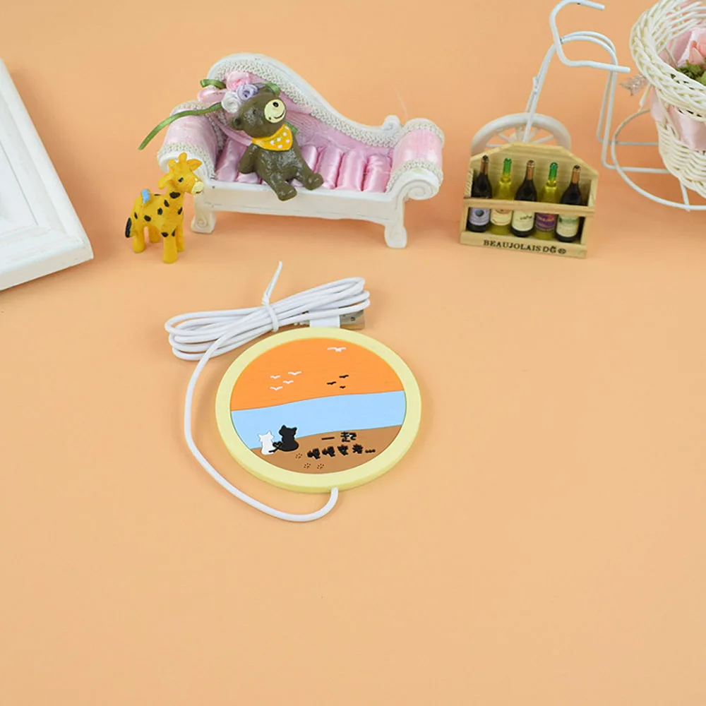 Высокое качество Творческий 5 в 2 а USB милый обогреватель гаджет мультфильм